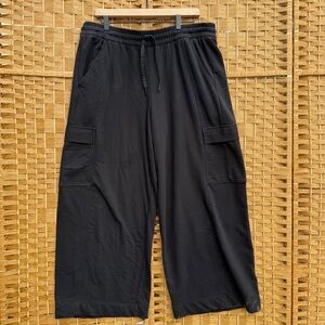 Retroterry High Rise Wide Leg Cargo Pant  Black Women’s Size XL (Tall)